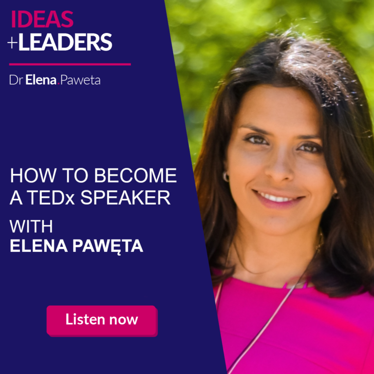 How to Become a TEDx Speaker - Elena Paweta