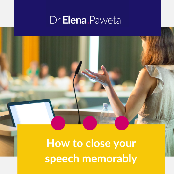 How to close your speech memorably