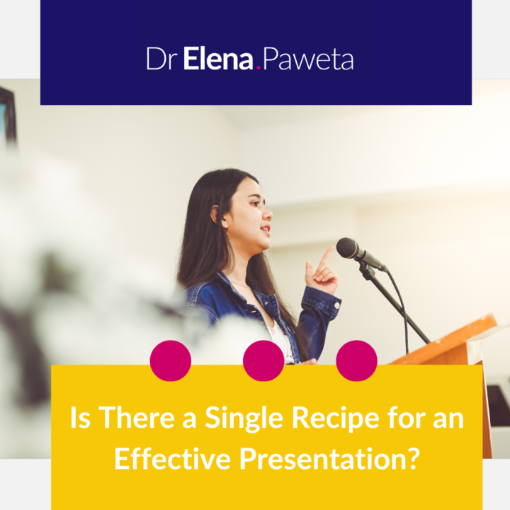 Is There a Single Recipe for an Effective Presentation?